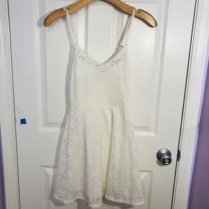 Abercombie & Fitch Cute White Lace Dress